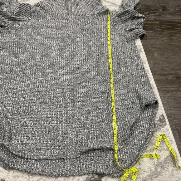 St John's Bay Grey Cowl Neck Long Sleeve - Picture 6 of 6